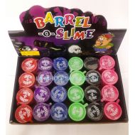 LA WHOLESALE STORE Barrel-O-Slime - 48 Pieces in Display Box - Assorted Colors of, 48 PIECES - You will receive 48 of these 2 cans of Barrel Slime. By Barrel Slime + FREE Temporary Body Tattoo!