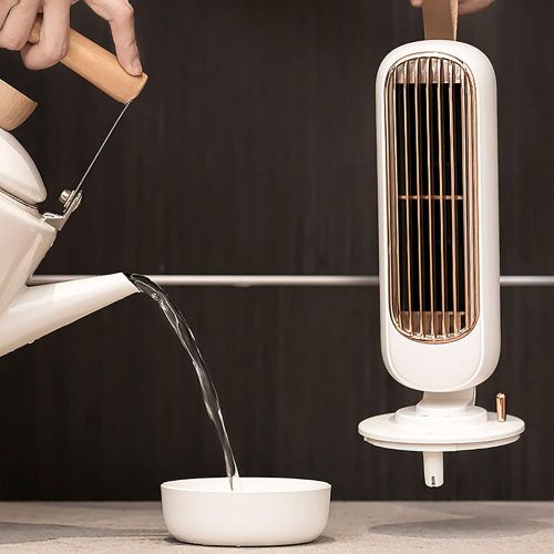  LACACA Mini Air Conditioning Cooling Desktop Fan Refrigeration Spray USB Air Cooler Fan, Desktop Cooling Refrigeration Fan for Room, Home, Office, Dorm Sterilizer, Humidifier & Purifier