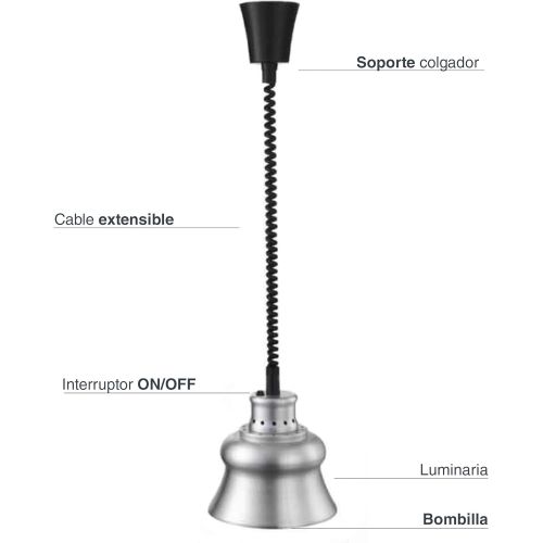  Lacor 69266?Infra Red Heat Lamp Cable Extender Bar