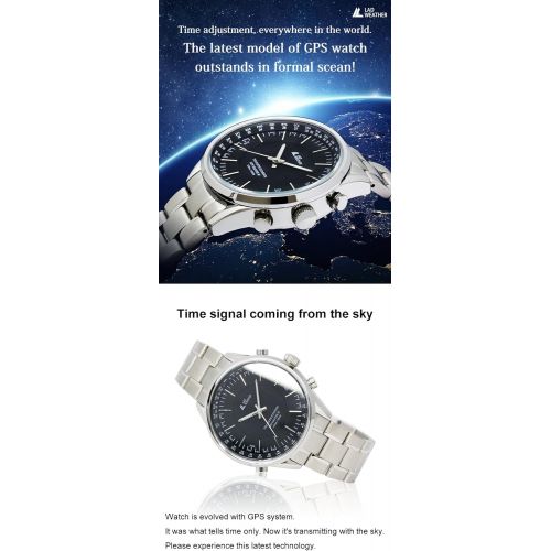  [LAD WEATHER] GPS satellite wave watch business simple watches for men smarter smartwatch