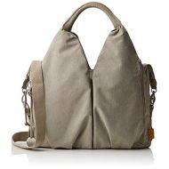 [아마존핫딜]LAESSIG Baby Wickeltasche nachhaltig inkl. Wickelzubehoer/Green Label Neckline Bag Ecoya, Sand/beige