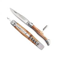LAGUIOLE Juniper wood sommelier collectors knife Classic range