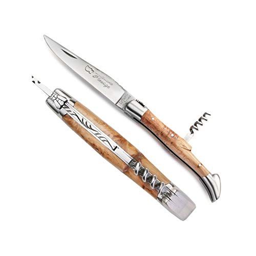  LAGUIOLE Juniper wood sommelier collectors knife Classic range