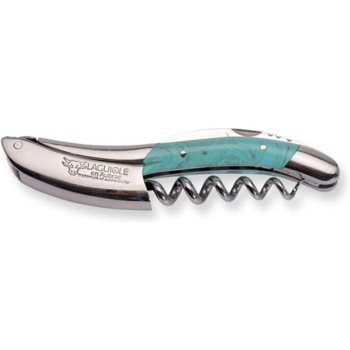  Laguiole en Aubrac Laguiole an Aubrac Sommelier Corkscrew Wine Opener, Pierre Turquoise