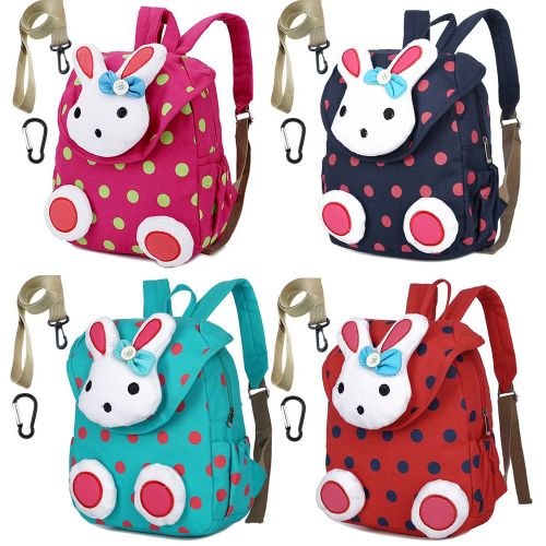  LAKEAUSY Toddler Kid Backpack with Safety Harness Leash Rabbit Bunny Boy Girl Under 3 Age