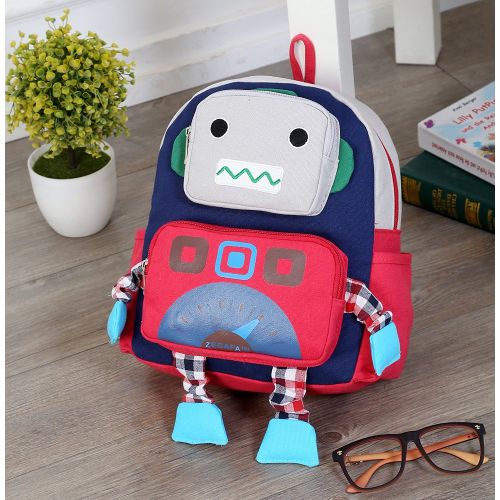  LAKEAUSY Chilren Kid Backpack Boy Preschool Girls Red with Leash Harness Unise Girls