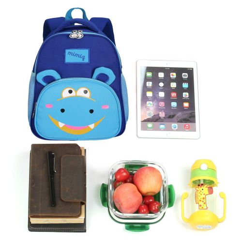  LAKEAUSY Cute Animal Toddler Backpack School Kid Lunch Bag Childrens Knapsack for Boy 3-6