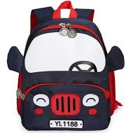LAKEAUSY Cute Mini Pig Toddler Backpack for Girl Harness Kids Nursery Knapsack Lunch Bag