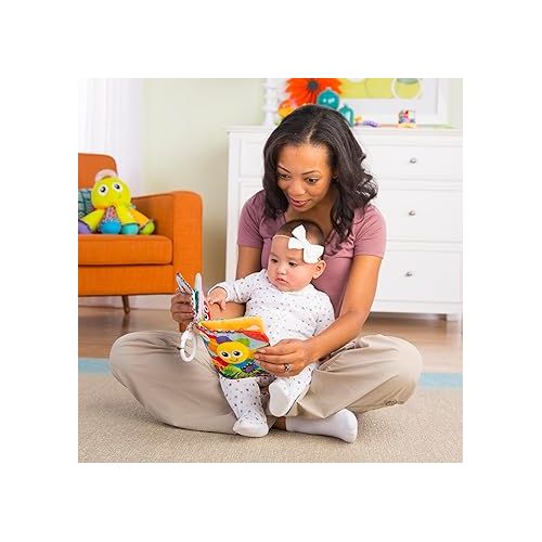  Lamaze Fun with Colors Soft Baby Book - High Contrast Baby Book with Crinkly Cloth Pages - Sensory Books for Babies Ages 6 Months and Up