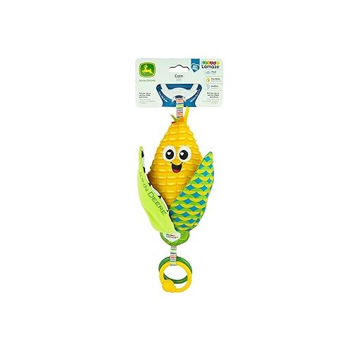  Lamaze John Deere Clip n Go, Corn E. Cobb Baby Clip On Toy, Multi