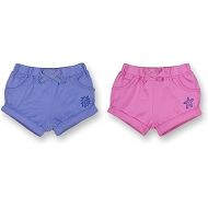 Lamaze Baby Girls' Super Combed Natural Cotton Athletic Style Shorts, 2 Pack