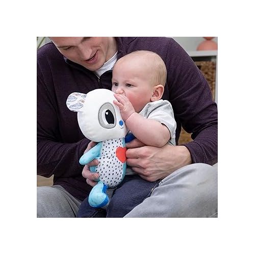  Lamaze Soothing Heart Panda Plush Lullaby Stuffed Animal - Vibrating Baby Soother Includes Calming Glowing Heartbeat and 3 Lullabies - Baby Light Up Toys and Musical Toys - Ages 9 Months and Up