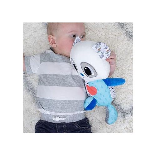 Lamaze Soothing Heart Panda Plush Lullaby Stuffed Animal - Vibrating Baby Soother Includes Calming Glowing Heartbeat and 3 Lullabies - Baby Light Up Toys and Musical Toys - Ages 9 Months and Up