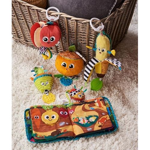  LAMAZE Bea The Banana, Clip on Pram and Pushchair Newborn Baby Toy, Sensory Toy for Babies with Colours and Sounds, Development Toy for Boys and Girls Aged 0 to 24 Months