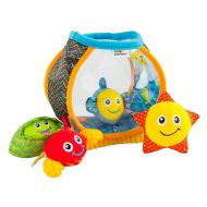 LAMAZE - My First Fishbowl Toy, Capture Babys Curiosity with Sea Creatures to Rattle, Squeak and Collect with Colorful Patterns, Interesting Textures and Unique Sounds, 6 Months an