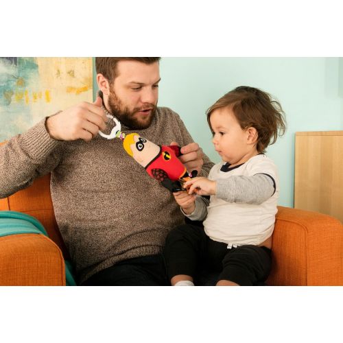  LAMAZE Lamaze Disney/Pixar Clip & Go, Mr. Incredible Clip-On Stroller Toy