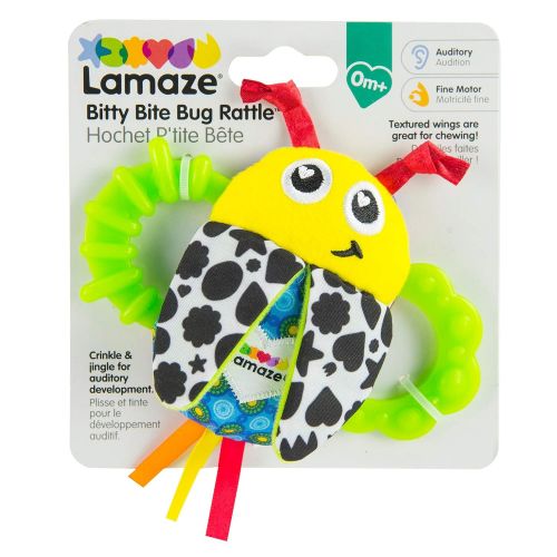  [아마존베스트]LAMAZE Lamaze Bitty Bite Bug Rattle