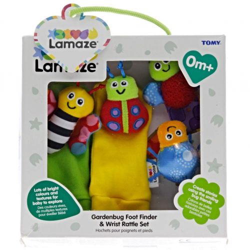  Lamaze Gardenbug Footfinder & Wrist Rattle Set