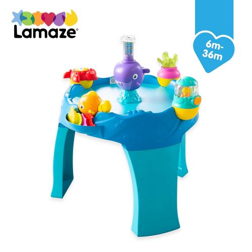  Lamaze 3-in-1 Airtivity Center - Developmental Activity Center Grows with Baby - Features Floor Play, Table Play & Game Play, Multi