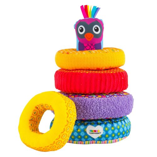  LAMAZE Play with Me Bundle - Pile & Play Cups (6M+), Rainbow Rings (6M+), Mix & Match Activity Blocks (9M+), Multi, Multi (L27298)