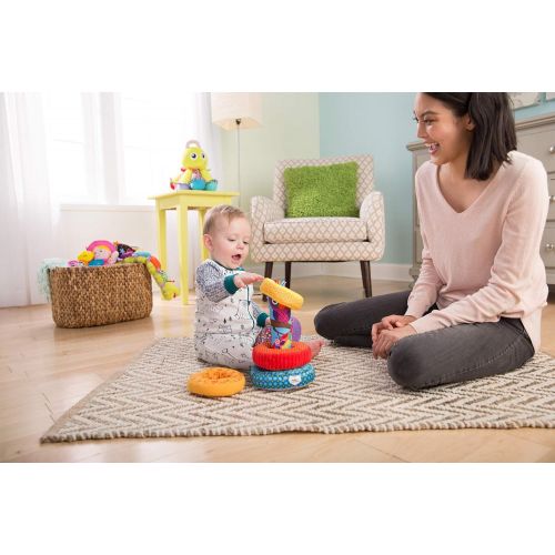  LAMAZE Play with Me Bundle - Pile & Play Cups (6M+), Rainbow Rings (6M+), Mix & Match Activity Blocks (9M+), Multi, Multi (L27298)