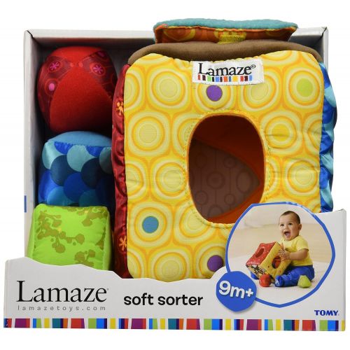  LAMAZE - Soft Sorter Toy, Help Baby Play and Learn to Match and Sort with Soft Shapes, Bright Colors, Fun Textures, 9 Months and Older