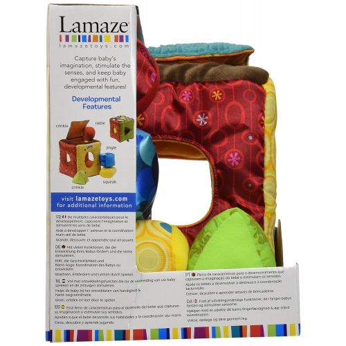  LAMAZE - Soft Sorter Toy, Help Baby Play and Learn to Match and Sort with Soft Shapes, Bright Colors, Fun Textures, 9 Months and Older