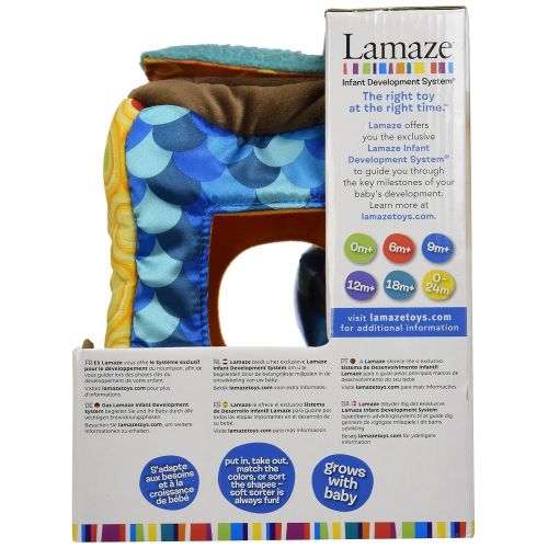  LAMAZE - Soft Sorter Toy, Help Baby Play and Learn to Match and Sort with Soft Shapes, Bright Colors, Fun Textures, 9 Months and Older
