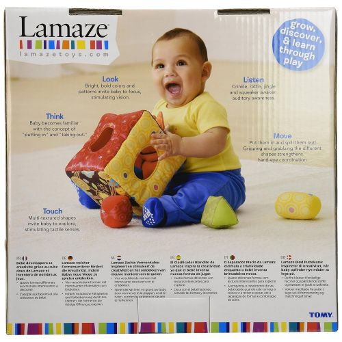  LAMAZE - Soft Sorter Toy, Help Baby Play and Learn to Match and Sort with Soft Shapes, Bright Colors, Fun Textures, 9 Months and Older