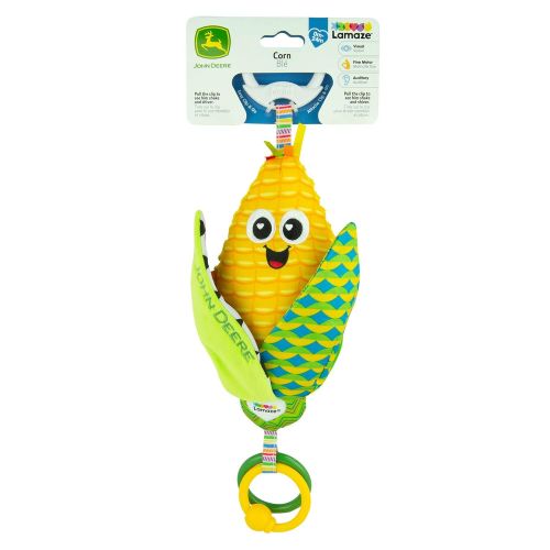  Lamaze John Deere Clip n Go, Corn E. Cobb Baby Clip On Toy, Multi