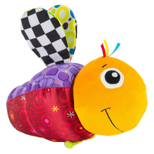  LAMAZE - Twist and Turn Bug Toy, Help Baby Get Creative with Colorful Patterns, a Matching Puzzle, Fun Textures, and Rewarding Sounds, 9 Months and Older