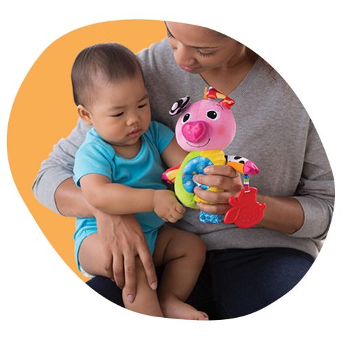  Lamaze Olly Oinker, Clip On Toy