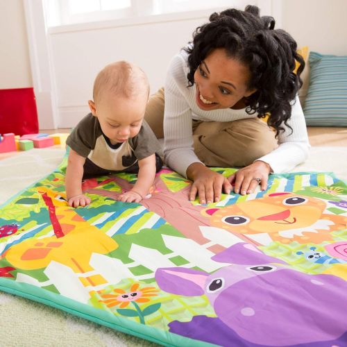  Lamaze LAMAZE - 4-in-1 Play Gym, an Open Mesh Play Tent and Tunnel for Baby to Lay, Sit, Crawl and Explore, with Multiple Positions, Detachable Toys and a Mirror, 0 Months and Older