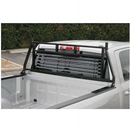  LAMPHUS ARIES 111000 Classic Heavy-Duty Black Steel Truck Headache Rack Cab Protector for Select Chevrolet, Ford, Dodge, GMC