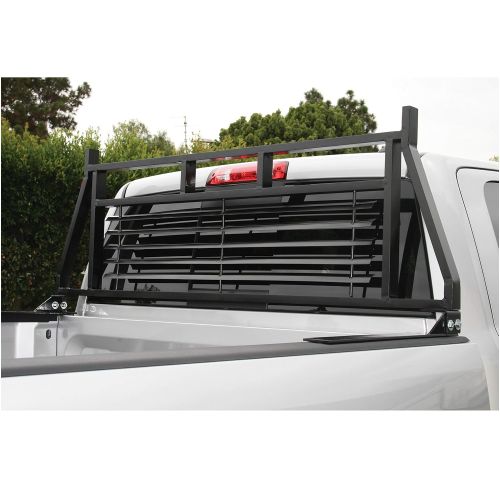  LAMPHUS ARIES 111000 Classic Heavy-Duty Black Steel Truck Headache Rack Cab Protector for Select Chevrolet, Ford, Dodge, GMC