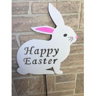 LANDDelements Easter Bunny Yard Stake - Garden Decor