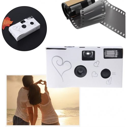  [아마존베스트]LANDUM 36 Photos Power Flash HD Single Use One Time Disposable Film Camera Party Gift 