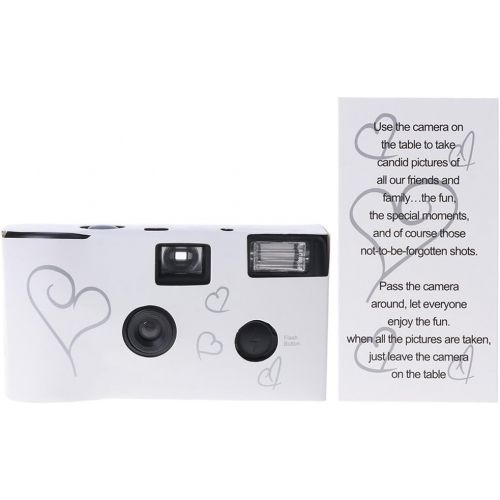  [아마존베스트]LANDUM 36 Photos Power Flash HD Single Use One Time Disposable Film Camera Party Gift 