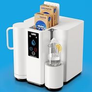 LANG TheWell - Countertop Reverse Osmosis System with Remineralization Water Filter - Includes 2 Packs with Natural Minerals and Salts - 3 Filters Portable Water Purifier for Mineralized Water
