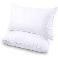 [아마존 핫딜]  [아마존핫딜]LANGRIA Luxury Hotel Collection Bed Pillows Plush Down Alternative Sleeping Pillow Cotton Cover Soft Comfortable For Side Back Stomach Sleeper Queen 20 x 30 (2 Pack)