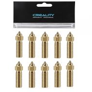 Creality 10PCS K1 Brass Nozzles Kit, 3D Printer 10PCS High Speed 0.4mm Nozzles Kit for K1, K1 Max, Ender 3 V3 KE, CR-10 SE, CR-M4