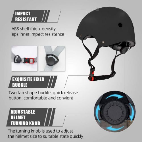  LANOVAGEAR Kids Bike Helmet for 2-14 Years Old, Toddler Youth Skateboard Helmet CPSC Certified, Multi-Sport Cycling Bicycle Skating Scooter Roller Skates