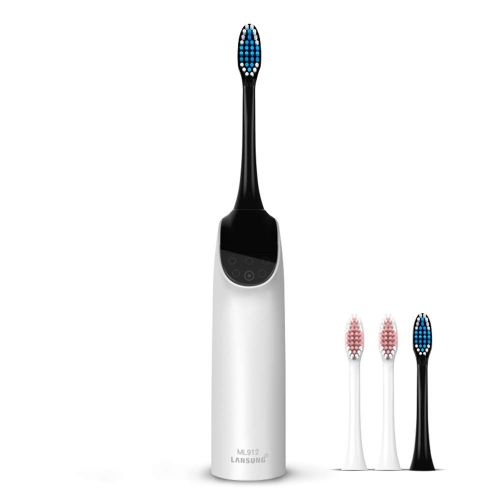  LANSUNG Sonic Electric Toothbrush Rechargeable for Adults, Pressure Sensing Technology with 2 Minutes Smart...