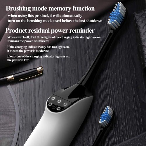  LANSUNG Sonic Electric Toothbrush Rechargeable for Adults, Pressure Sensing Technology with 2 Minutes Smart...