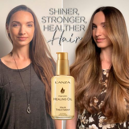  LANZA Keratin Healing Oil Hair Treatment, 3.4 Fl Oz