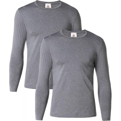  LAPASA Mens Thermal Underwear Tops Fleece Lined Base Layer Long Sleeve Shirts M09