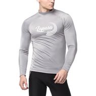 LAPASA Mens Rash Guard Long Sleeve Swimshirt, UPF50+ Solar Protection (98% Anti-UV, for Swimmers) M43