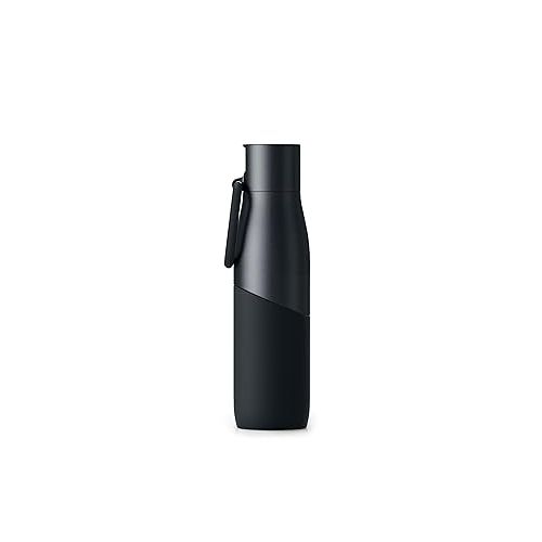  LARQ Bottle Movement Filtered - Lightweight Non-Insulated Stainless Steel Water Bottle BPA Free with Nano Zero Technology and Long-Lasting Filters, Black/Onyx, 24oz