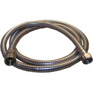 [아마존베스트]LASCO 08-2025 Chrome Plate Personal Shower Hose with 1/2-Inch Female Iron Pipe Ends, 69-Inch, Stainless Steel