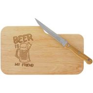 [아마존베스트]Laserheld Knife Board with Cool Sayings